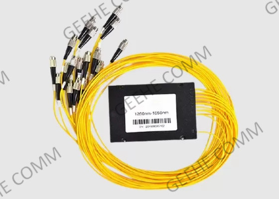 Corning Fiber ABS PLC Splitter Single Mode 1×16 Optic Splitters FTTH