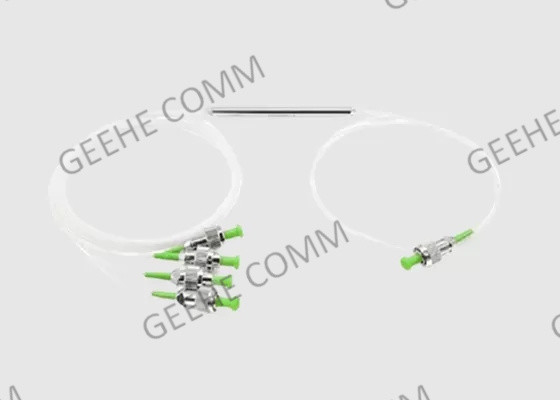Dual Window 1×4 FBT Fiber Optic FC Coupler Single Mode 1310nm 1550nm