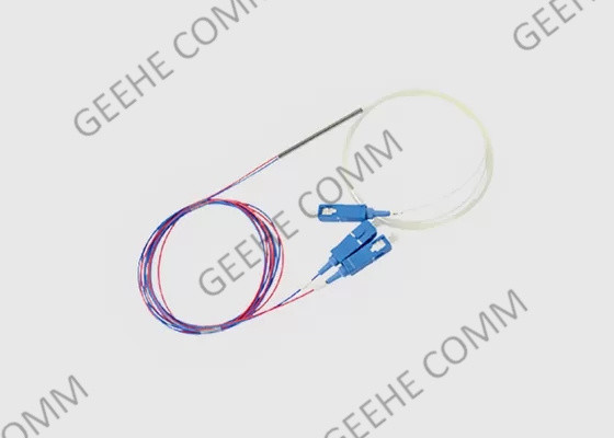 1550nm Single Window 1× 2 Single Mode 2:98 Ratio Fiber Fused Couplers