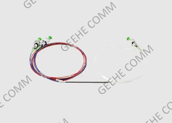 1X2 FC/APC FBT Splitter Single Mode Dual Window 0.9mm Fiber Customized