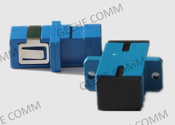 Metal Dust Cap 0.2dB 1550nm SC To SC Duplex Adapter