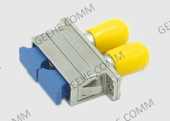 0.2dB Hybrid Duplex CATV SC To ST Fiber Adapter