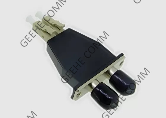 Multimode LC UPC To ST UPC Duplex Fiber Optic Adapter For Network