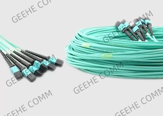 Multimode 8 Core 100G OM4 10m MPO To MPO Fiber Cable