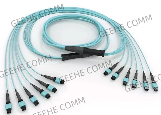 12 Cores OM3 Single mode 2.0mm MPO Fiber Cable