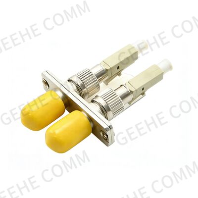 ST Female to LC Male Multimode Duplex Fiber Optic Adapter/Coupler