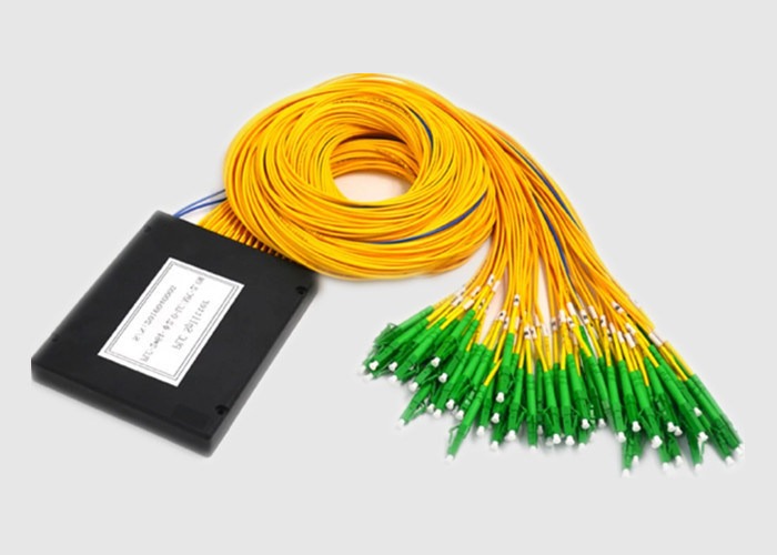 Singlemode 2.0mm 2×64 PLC Passive Fiber Optic Cable Splitter