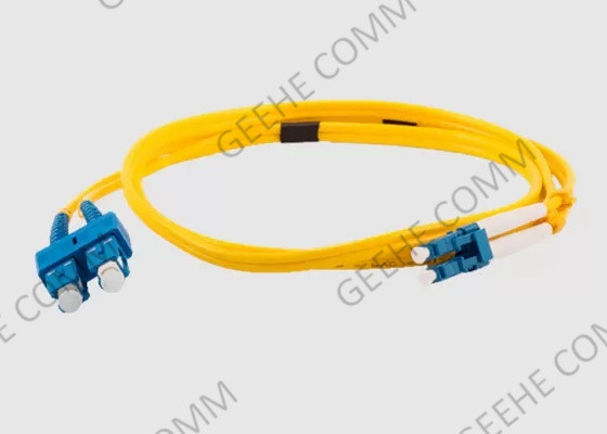 Multimode LC to SC Duplex Fiber Patch Cord 30M Lengths