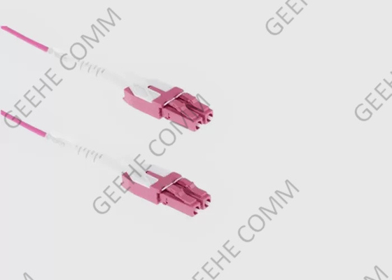Uniboot with Push Pull Tab LC/LC Duplex 2.0mm OFNP Fiber Patch Cable