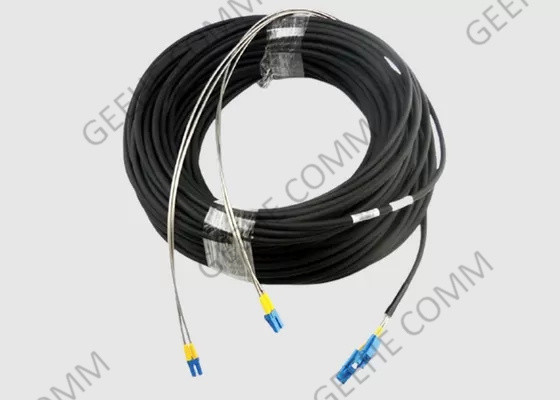 Multimode 3.0mm Corning OFNR Duplex Fiber Optic Patch Cord LC To LC 100M