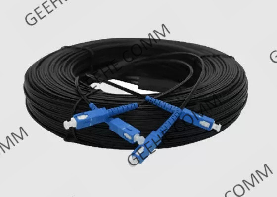 Data Centers OFNR Jackets Fiber Optic Patch Cord Single Mode SC To SC 10M