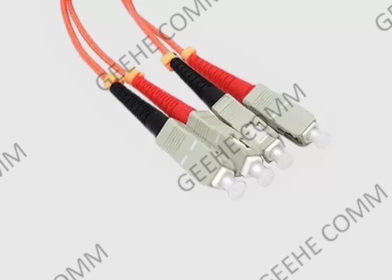 PVC Jacket 9/125 Singlemode Duplex Fiber Optic Patch Cable SC-SC