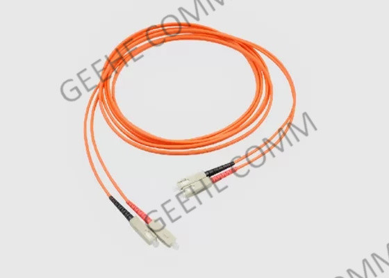 PVC Jacket 9/125 Singlemode Duplex Fiber Optic Patch Cable SC-SC