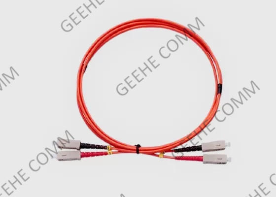 PVC Jacket 9/125 Singlemode Duplex Fiber Optic Patch Cable SC-SC