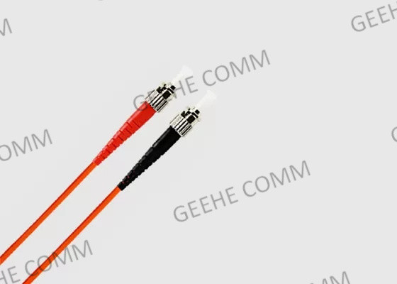 3 Meter Duplex 62.5/125 OM1 ST To ST Fiber Jumper Cable