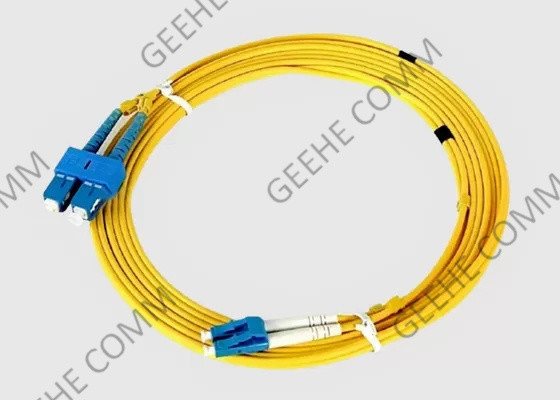 3M SC-LC 9/125 OS2 Singlemode PVC OFNR Duplex Fiber Patch Cable