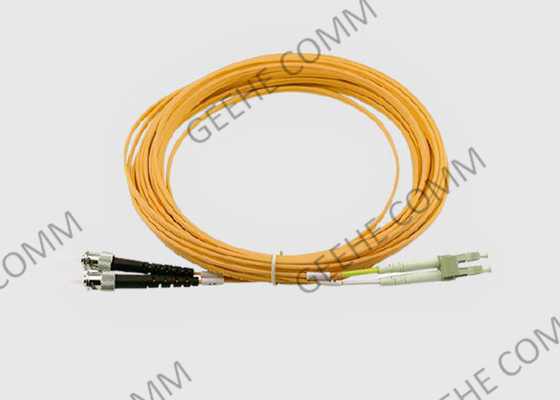 Fiber Jumper Cables 25M Multimode 62.5/125 Duplex ST to LC Fiber Patch Cord