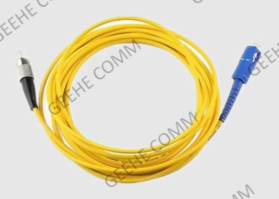 2.0mm Simplex SC To FC 9/125um Fiber Optic Patch Cord
