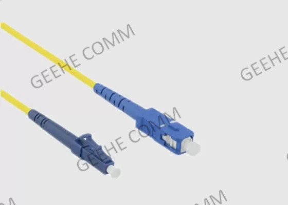 Single Mode LC To SC 2.0mm Fiber Optic Patch Cord