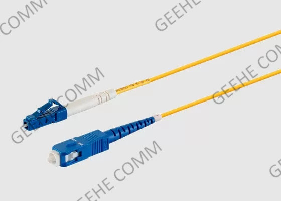 Single Mode LC To SC 2.0mm Fiber Optic Patch Cord