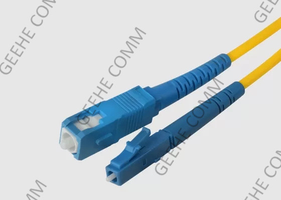 Single Mode LC To SC 2.0mm Fiber Optic Patch Cord