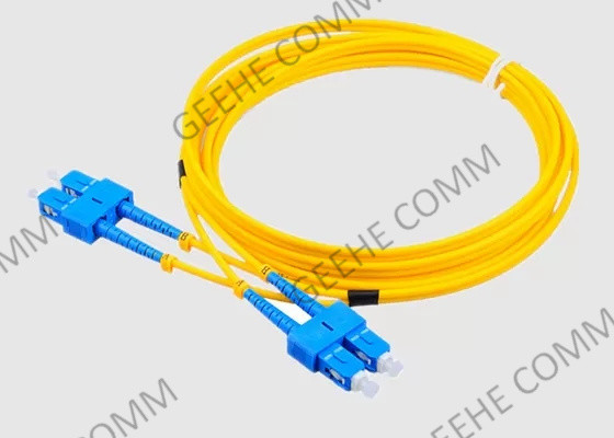SC APC 3.0mm 10M Duplex Fiber Optic Patch Cord