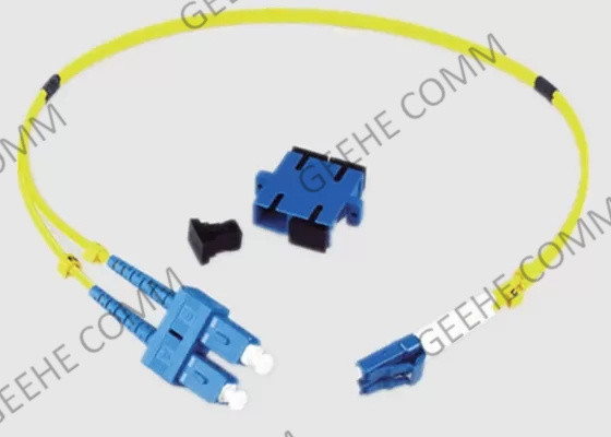 Zipcord Riser Duplex 1M LC To SC Single Mode Fiber Patch Cable