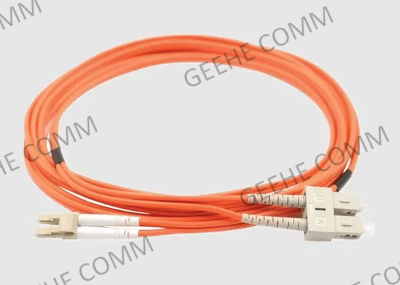 Multi Mode Duplex OFNR 5M LC SC Fiber Optic Patch Cord