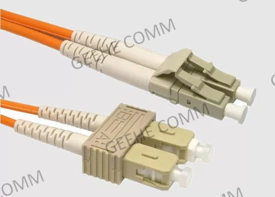 Multi Mode Duplex OFNR 5M LC SC Fiber Optic Patch Cord