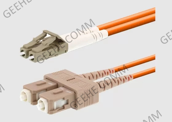 Multi Mode Duplex OFNR 5M LC SC Fiber Optic Patch Cord