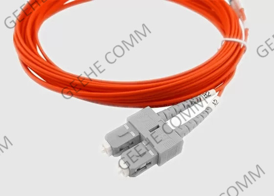 Duplex ST To SC 0.9mm 2M Multimode Fiber Optic Patch Cord