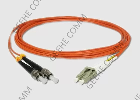 PVC Jacket 1m LC To ST Multimode Duplex Fiber Optic Patch Cable