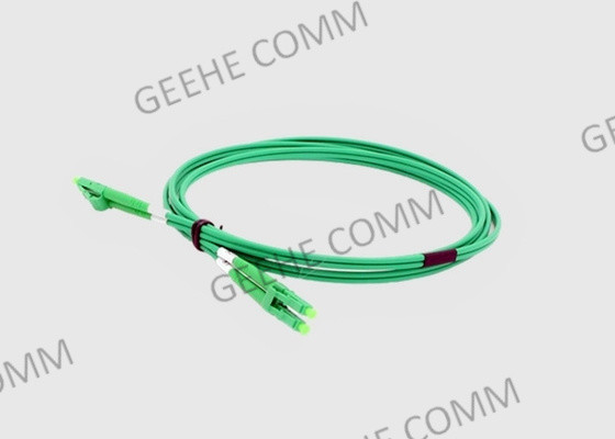 OM5 Multimode Duplex LC APC Fiber Optic Patch Cable 1Meter 100Gb