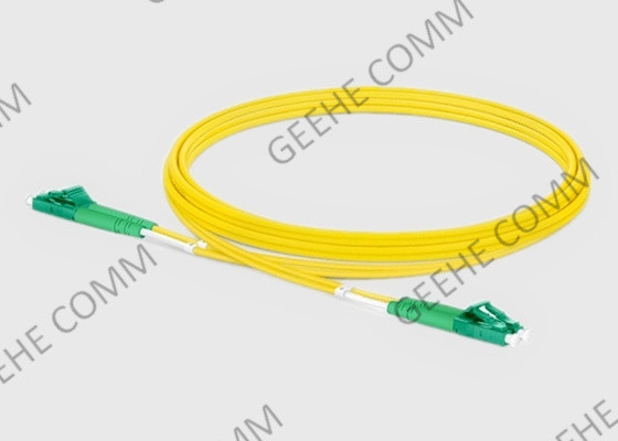 LC APC to LC APC Duplex OS2 Single Mode PVC Fiber Optic Patch Cable 5M 2.0mm