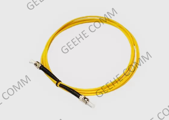 Single Mode 62.5/125 ST-ST Fiber Optic Jumper Cable For Data Center