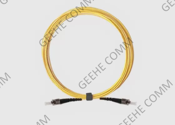 Single Mode 62.5/125 ST-ST Fiber Optic Jumper Cable For Data Center