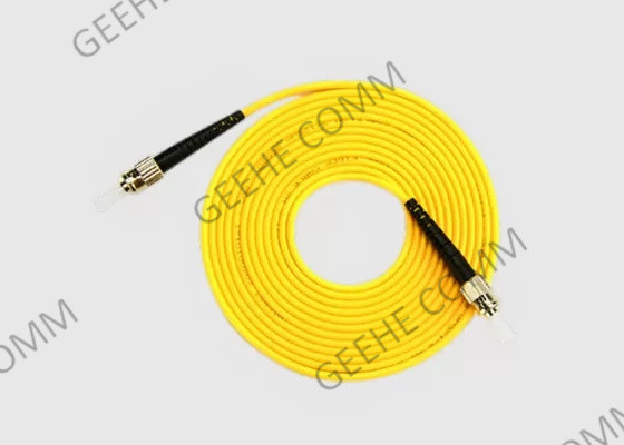 Single Mode 62.5/125 ST-ST Fiber Optic Jumper Cable For Data Center