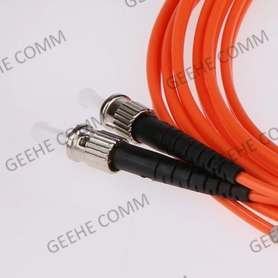 3M ST/SC Duplex Multimode Fiber Patch Cable Orange 50/125 OM2 3.0mm