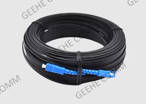 Corning Fiber G657A Single Mode OFNR Jacket Fiber Patch Leads SC To SC Simplex