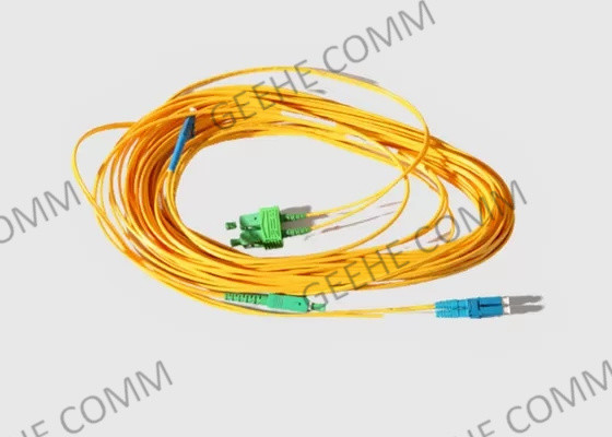 FTTH Indoor 2.0mm PVC Single Mode SC UPC Fiber Optic Jumpers