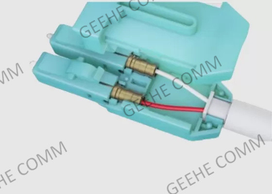 Multimode Duplex LC/LC Uniboot 50 Micron Aqua OM4 Patch Cord