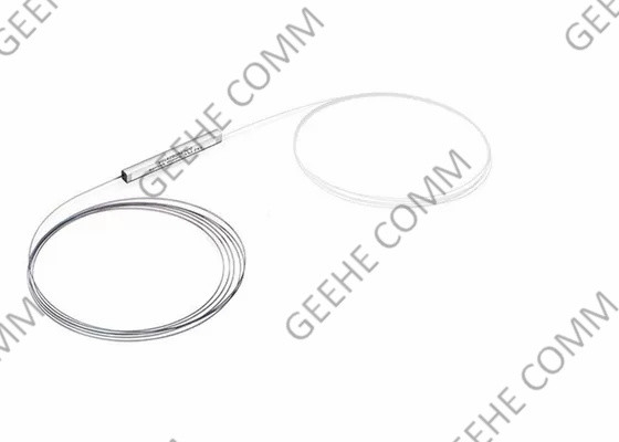 Steel Tube Type FTTH Bare 1x4 PLC Splitter