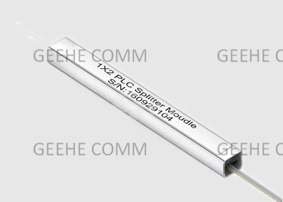 Steel Tube Type FTTH Bare 1x4 PLC Splitter