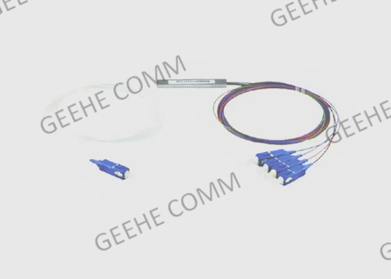 1x4 Mini Module 900μm SC/UPC LZSH Singlemode Fiber Optic Y Splitter
