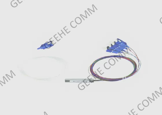 1x4 Mini Module 900μm SC/UPC LZSH Singlemode Fiber Optic Y Splitter