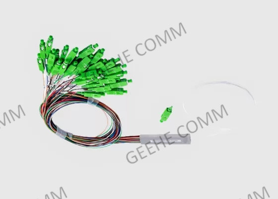 1x 26 Singlemode PLC Fiber Splitter Tube SC/APC Connectors 60/40 Split