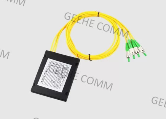 1×3 ABS Box Fiber Optic PLC Splitter Module FC/APC Connector