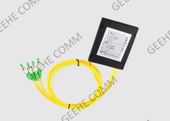1×3 ABS Box Fiber Optic PLC Splitter Module FC/APC Connector