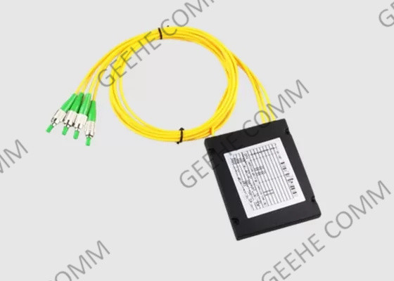1×3 ABS Box Fiber Optic PLC Splitter Module FC/APC Connector
