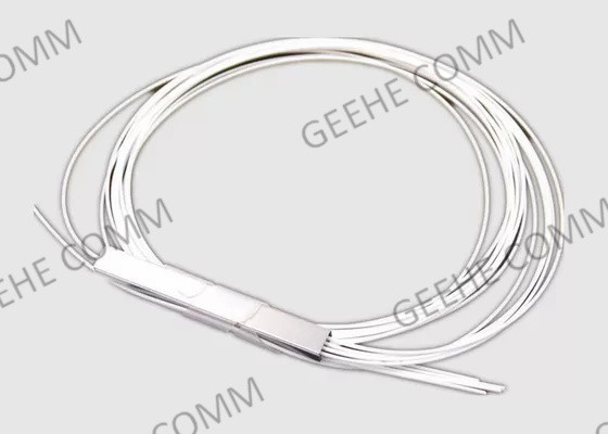 1×4 Steel Tube 850nm 1550nm Single Mode Fiber Splitter